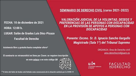 Seminario De Derecho Civil Curso 2021 2022 Youtube