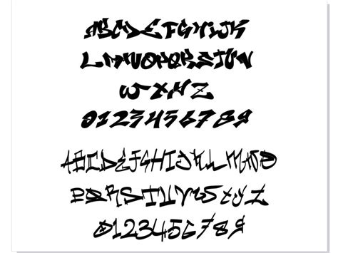 Graffiti Fonts Ttf Graffiti Font Bundle Graffiti Etsy