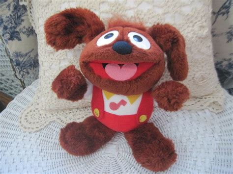 1985 Muppet Babies 11 In Rowlf Dog Stuffed Plush Animal Etsy Plush