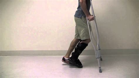 Nwb Non Weight Bearing With Crutches Youtube