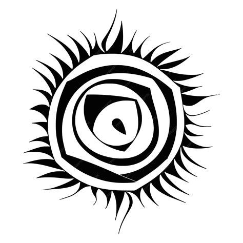 Premium Vector Sun Symbols In Ethnic Style Solar Symbol
