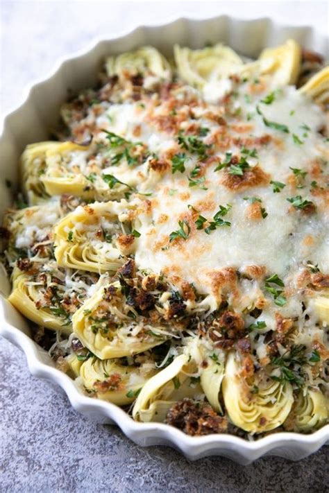 Canned Artichoke Hearts With Parmesan Bread Crumb Topping Recipe Notes