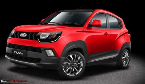 Mahindra KUV100 Facelift Rendered Based On Spyshots