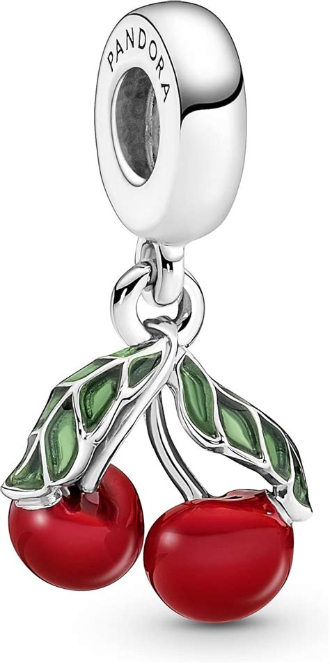 Amazon PANDORA Asymmetrical Cherry Fruit Dangle Charm Bracelet