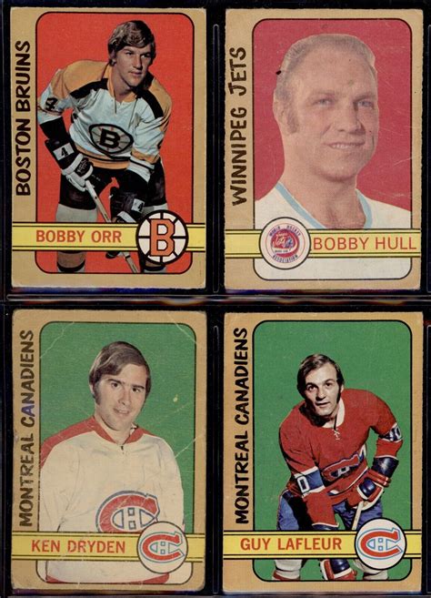 1972 73 OPC COMPLETE HOCKEY CARD SET 1 341 POOR FAIR EBay