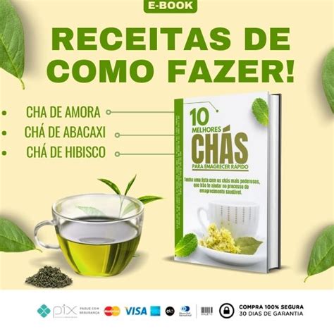 10 chás para emagrecer rápido joel soria Hotmart