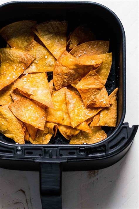 Easy Air Fryer Flour Tortilla Chips Or Corn