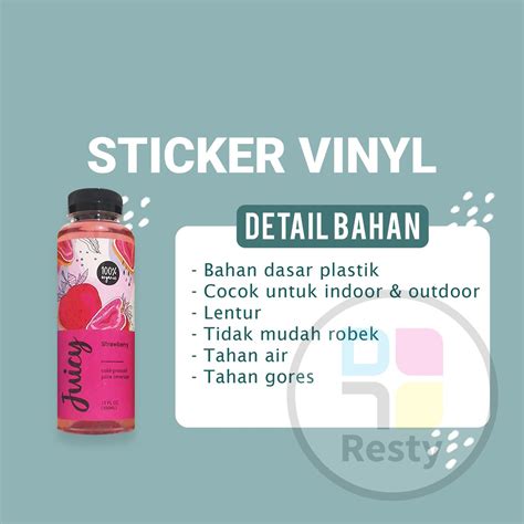 Jual Cetak Dan Cutting Sticker Vinyl Quantac A3 Shopee Indonesia