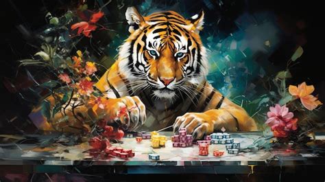 Premium AI Image | Majestic_Tiger_Chess