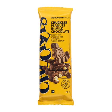 Chuckles® Peanuts in Milk Chocolate Slab 80 g | Woolworths.co.za