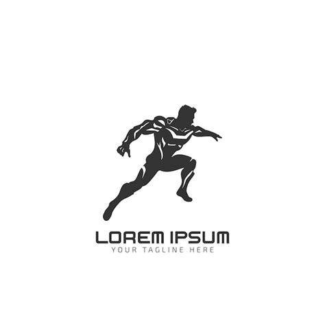 Premium Vector Superhero Silhouette Logo Vector Icon