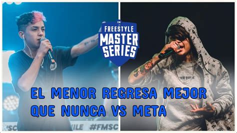 EL MENOR REGRESA A SU PRIME Votando EL MENOR VS META Jornada 4 FMS