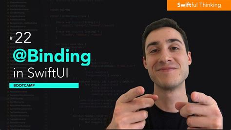 How To Use Binding Property Wrapper In Swiftui Bootcamp 22 Youtube