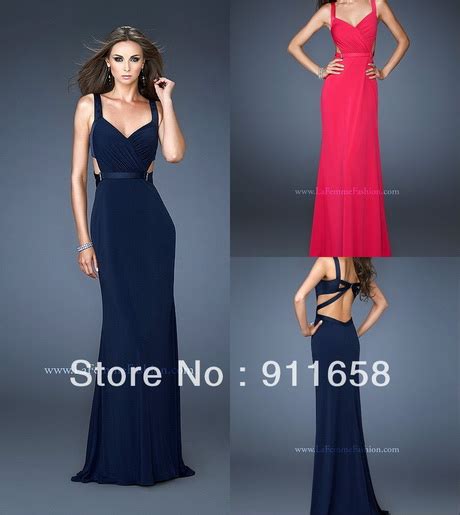 Vestidos De Noche Azul Marino Estilo Y Belleza