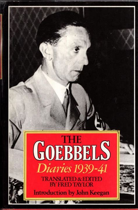 The Goebbels Diaries, 1939-41 by Joseph Goebbels: Good Hardcover (1982 ...