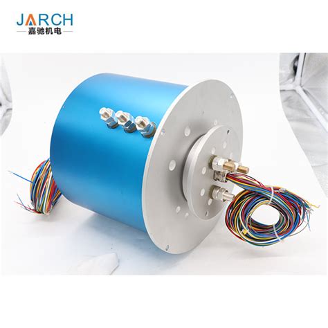 Big Current Slip Ring Contact 200A Bore Slip Rings Carbon Brush Holder