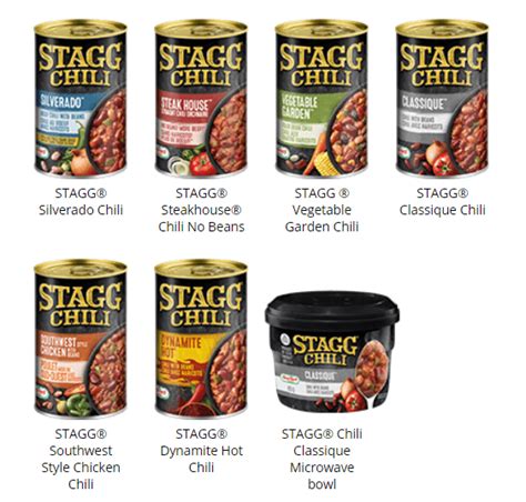 Stagg Chili Canada Win Free Stagg Chili Vouchers