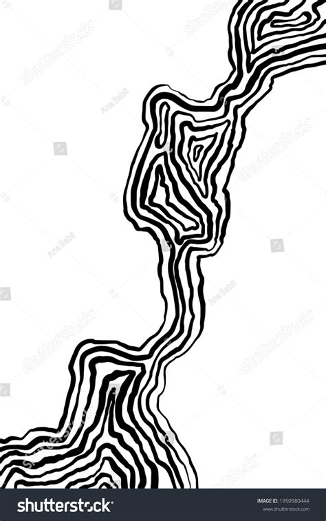 Black White Abstract Border Template Wooden Stock Vector (Royalty Free ...