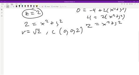 Solved Sketch The Region Enclosed Between The Surfaces And Describe