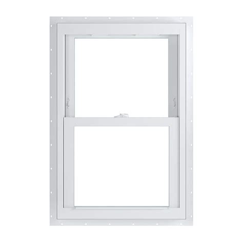 American Craftsman 2375 In X 36 In 70 Series Low E Argon Ps Glass Double Hung White Vinyl Fin