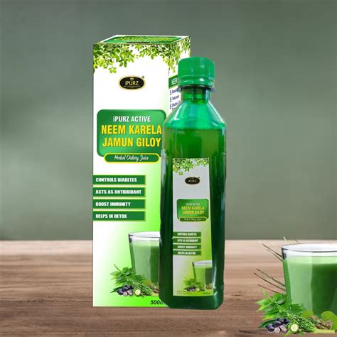 Neem Karela Jamun Giloy Juice 500 Ml Packaging Type Box At Rs 290