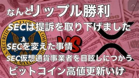 リップル勝利 Secは提訴を取り下げた ビットコイン高値更新いけ！ │ 金融情報のまとめ