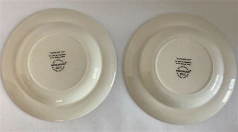 Wedgwood Of Etruria Barlaston Napoleon Ivy Bread Plates Made