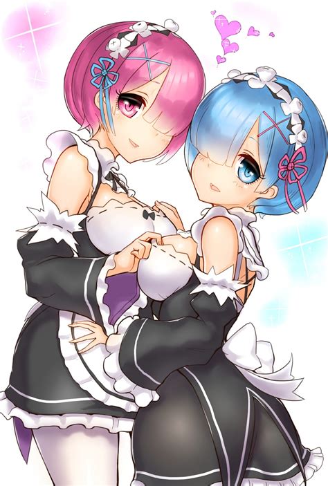 Wallpaper Anime Girls Re Zero Kara Hajimeru Isekai Seikatsu Rem Re