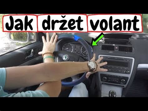 Jak držet VOLANT v AUTĚ Autoškola Správná pozice rukou na volantu