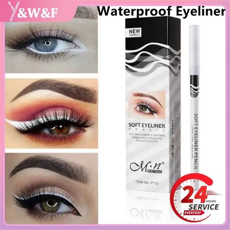 White Eyeliner Waterproof Lying Silkworm Pen Portable Quick Eye Liner Pen Holding Makeup Smooth