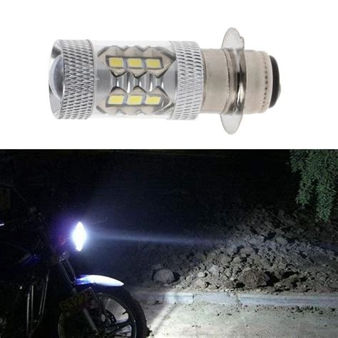 Faro Delantero De Motocicleta H6 80W BA20D LED 6000K PX15D BA20D