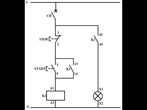 Latching Contactor Circuit Diagram