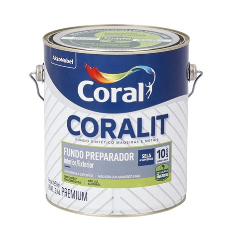 Coralit Fundo Galvanizado Branco 900ml