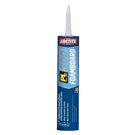 Loctite Pl300 10 Fl Oz Foamboard Voc Adhesive 1421941 The Home Depot