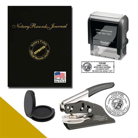 California Deluxe Notary Package