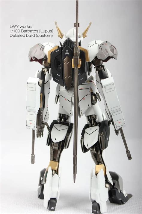 Custom Build 1 100 Full Mechanics Gundam Barbatos Lupus Detailed