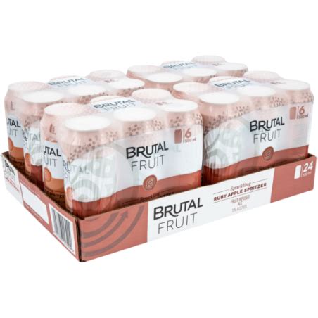 BRUTAL FRUIT RUBY APPLE 275ML 24