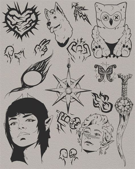 Bg3 Tattoo Designs Rbaldursgate3