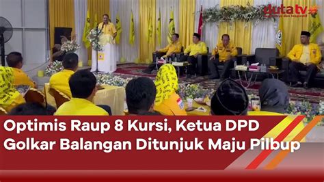 Optimis Raup Kursi Ketua Dpd Golkar Balangan Ditunjuk Maju Pilbup