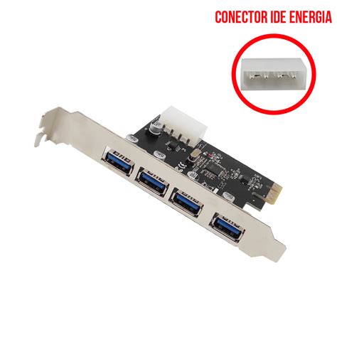 Placa Pci Express Para Usb Portas Gbps F Acess Rios