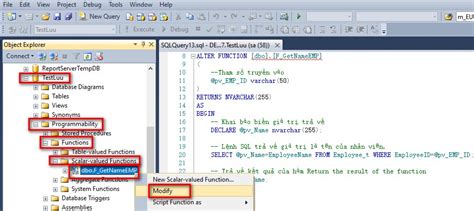 Hoc lap trinh Create Function trong SQL Server Tạo hàm Function trong