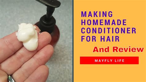 Making Homemade Hair Conditioner Youtube