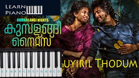 Uyiril Thodum Kumbalangi Nights Keyboard Lesson Learn Piano Youtube