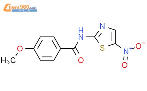 64724 86 3 4 methoxy N 5 nitro 1 3 thiazol 2 yl benzamide化学式结构式分子式