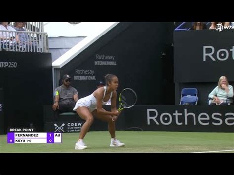 Leylah Fernandez Dethrones Madison Keys Dasha Outlasts Jasmine