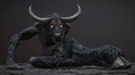 Minotaur 3d On Behance