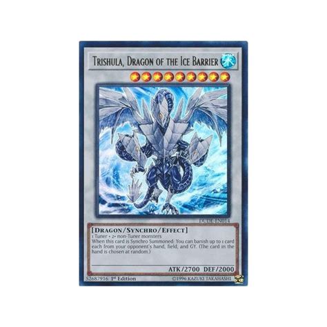 Trishula Dragon Of The Ice Barrier Netdecker Store Tienda Online De Cartas Yugioh