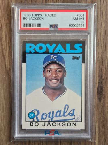 Topps Traded T Bo Jackson Psa Rookie Ebay