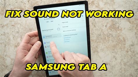 Samsung Galaxy Tab A Sound Not Working How To Fix It YouTube