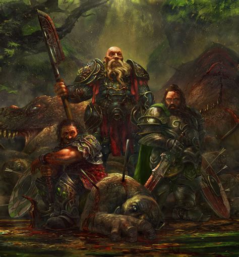 Dwarves - final version by Grosnez on DeviantArt